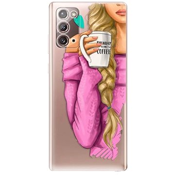 iSaprio My Coffe and Blond Girl pro Samsung Galaxy Note 20 (coffblon-TPU3_GN20)