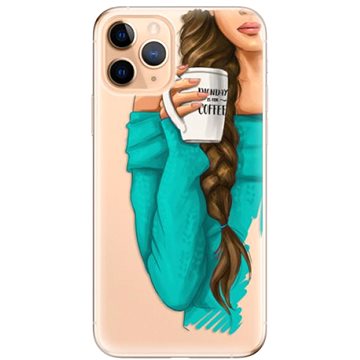 iSaprio My Coffe and Brunette Girl pro iPhone 11 Pro (coffbru-TPU2_i11pro)