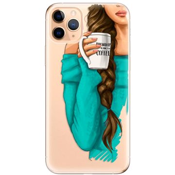 iSaprio My Coffe and Brunette Girl pro iPhone 11 Pro Max (coffbru-TPU2_i11pMax)