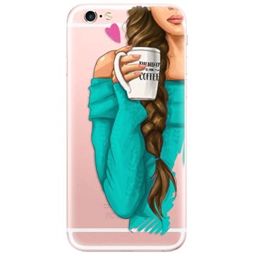iSaprio My Coffe and Brunette Girl pro iPhone 6 Plus (coffbru-TPU2-i6p)