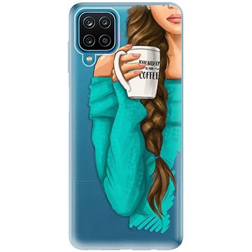 iSaprio My Coffe and Brunette Girl pro Samsung Galaxy A12 (coffbru-TPU3-A12)