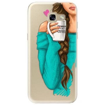 iSaprio My Coffe and Brunette Girl pro Samsung Galaxy A5 (2017) (coffbru-TPU2_A5-2017)