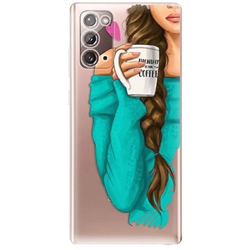 iSaprio My Coffe and Brunette Girl pro Samsung Galaxy Note 20 (coffbru-TPU3_GN20)
