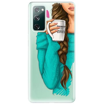 iSaprio My Coffe and Brunette Girl pro Samsung Galaxy S20 FE (coffbru-TPU3-S20FE)