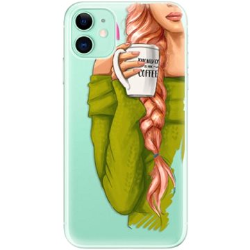 iSaprio My Coffe and Redhead Girl pro iPhone 11 (coffread-TPU2_i11)