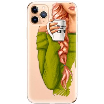 iSaprio My Coffe and Redhead Girl pro iPhone 11 Pro Max (coffread-TPU2_i11pMax)