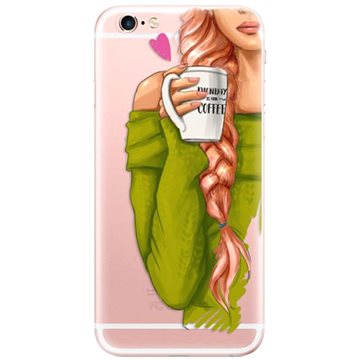 iSaprio My Coffe and Redhead Girl pro iPhone 6 Plus (coffread-TPU2-i6p)