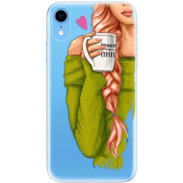 iSaprio My Coffe and Redhead Girl pro iPhone Xr (coffread-TPU2-iXR)