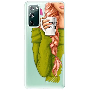 iSaprio My Coffe and Redhead Girl pro Samsung Galaxy S20 FE (coffread-TPU3-S20FE)