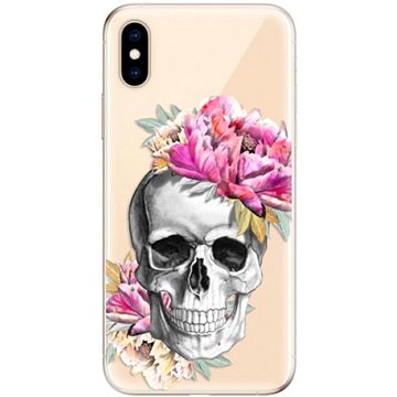 iSaprio Pretty Skull pro iPhone XS (presku-TPU2_iXS)