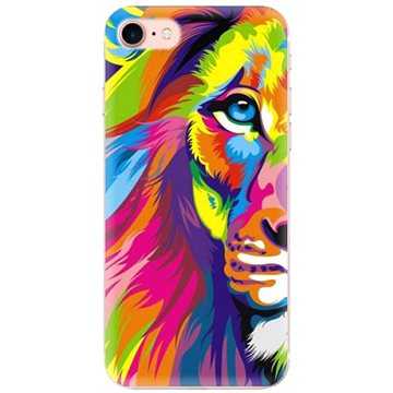 iSaprio Rainbow Lion pro iPhone 7/ 8/ SE 2020/ SE 2022 (ralio-TPU2_i7)