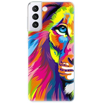iSaprio Rainbow Lion pro Samsung Galaxy S21+ (ralio-TPU3-S21p)