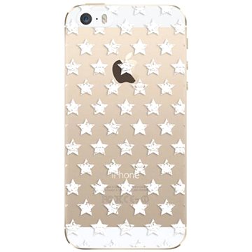iSaprio Stars Pattern - white pro iPhone 5/5S/SE (stapatw-TPU2_i5)