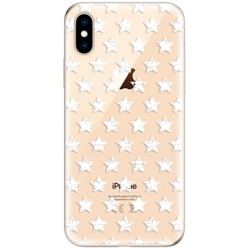 iSaprio Stars Pattern - white pro iPhone XS (stapatw-TPU2_iXS)
