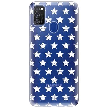 iSaprio Stars Pattern - white pro Samsung Galaxy M21 (stapatw-TPU3_M21)