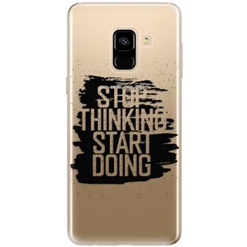 iSaprio Start Doing - black pro Samsung Galaxy A8 2018 (stadob-TPU2-A8-2018)
