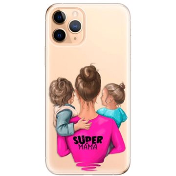 iSaprio Super Mama - Boy and Girl pro iPhone 11 Pro (smboygirl-TPU2_i11pro)