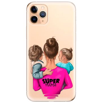 iSaprio Super Mama - Boy and Girl pro iPhone 11 Pro Max (smboygirl-TPU2_i11pMax)