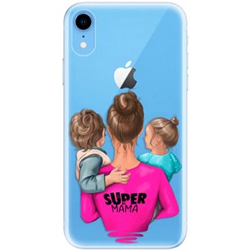 iSaprio Super Mama - Boy and Girl pro iPhone Xr (smboygirl-TPU2-iXR)