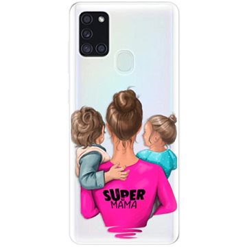 iSaprio Super Mama - Boy and Girl pro Samsung Galaxy A21s (smboygirl-TPU3_A21s)