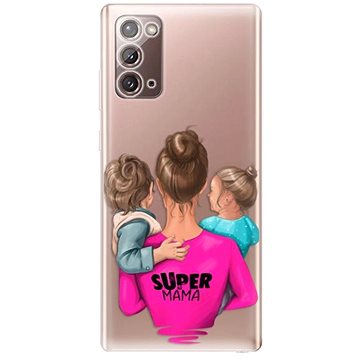 iSaprio Super Mama - Boy and Girl pro Samsung Galaxy Note 20 (smboygirl-TPU3_GN20)