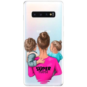 iSaprio Super Mama - Boy and Girl pro Samsung Galaxy S10+ (smboygirl-TPU-gS10p)