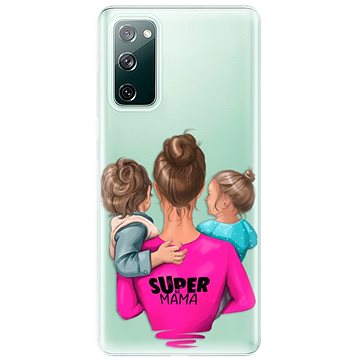 iSaprio Super Mama - Boy and Girl pro Samsung Galaxy S20 FE (smboygirl-TPU3-S20FE)