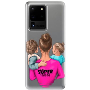 iSaprio Super Mama - Boy and Girl pro Samsung Galaxy S20 Ultra (smboygirl-TPU2_S20U)