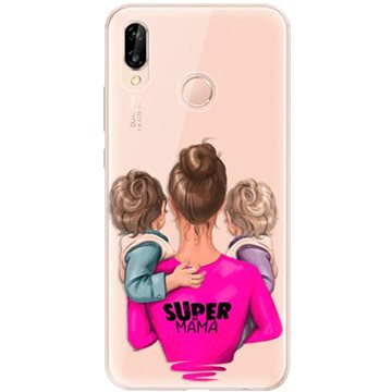 iSaprio Super Mama - Two Boys pro Huawei P20 Lite (smtwboy-TPU2-P20lite)