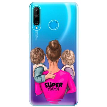iSaprio Super Mama - Two Boys pro Huawei P30 Lite (smtwboy-TPU-HonP30lite)