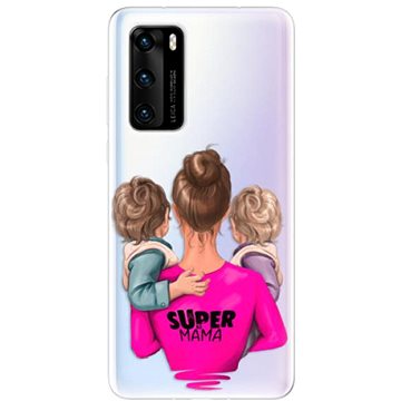 iSaprio Super Mama - Two Boys pro Huawei P40 (smtwboy-TPU3_P40)