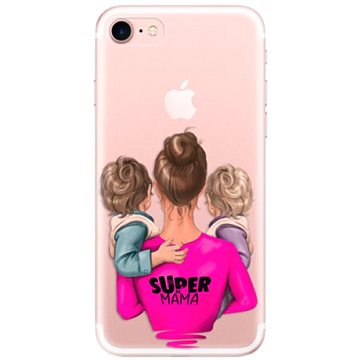 iSaprio Super Mama - Two Boys pro iPhone 7/ 8/ SE 2020/ SE 2022 (smtwboy-TPU2_i7)