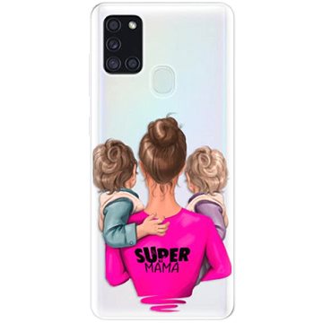 iSaprio Super Mama - Two Boys pro Samsung Galaxy A21s (smtwboy-TPU3_A21s)