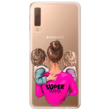 iSaprio Super Mama - Two Boys pro Samsung Galaxy A7 (2018) (smtwboy-TPU2_A7-2018)