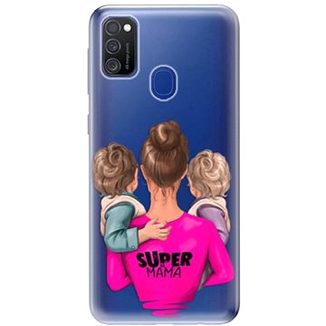iSaprio Super Mama - Two Boys pro Samsung Galaxy M21 (smtwboy-TPU3_M21)