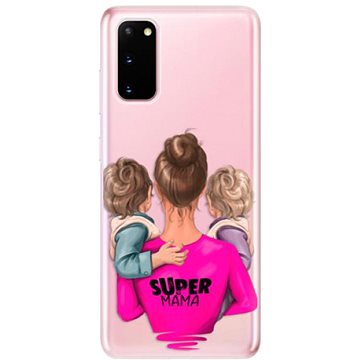 iSaprio Super Mama - Two Boys pro Samsung Galaxy S20 (smtwboy-TPU2_S20)