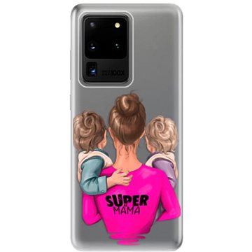 iSaprio Super Mama - Two Boys pro Samsung Galaxy S20 Ultra (smtwboy-TPU2_S20U)