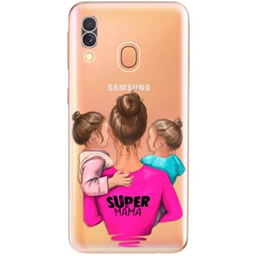 iSaprio Super Mama - Two Girls pro Samsung Galaxy A40 (smtwgir-TPU2-A40)