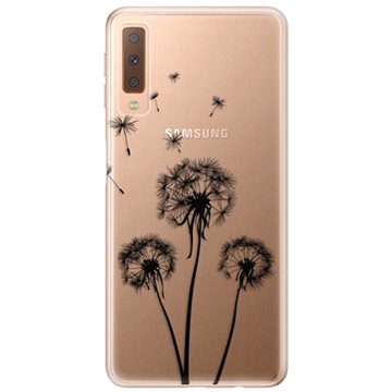 iSaprio Three Dandelions - black pro Samsung Galaxy A7 (2018) (danbl-TPU2_A7-2018)