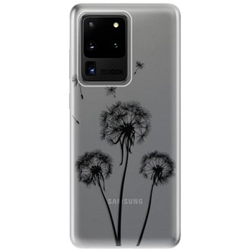 iSaprio Three Dandelions - black pro Samsung Galaxy S20 Ultra (danbl-TPU2_S20U)