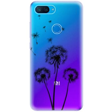 iSaprio Three Dandelions - black pro Xiaomi Mi 8 Lite (danbl-TPU-Mi8lite)