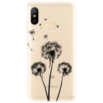 iSaprio Three Dandelions - black pro Xiaomi Mi A2 Lite (danbl-TPU2-MiA2L)