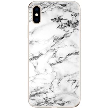 iSaprio White Marble 01 pro iPhone XS (marb01-TPU2_iXS)