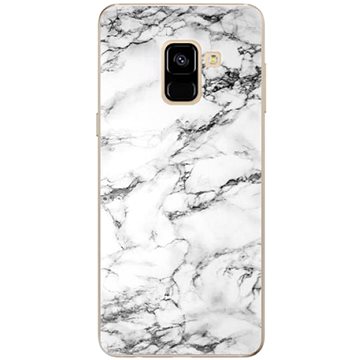 iSaprio White Marble 01 pro Samsung Galaxy A8 2018 (marb01-TPU2-A8-2018)