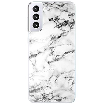 iSaprio White Marble 01 pro Samsung Galaxy S21+ (marb01-TPU3-S21p)