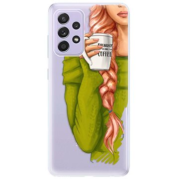 iSaprio My Coffe and Redhead Girl pro Samsung Galaxy A52/ A52 5G/ A52s (coffread-TPU3-A52)