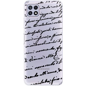 iSaprio Handwriting 01 - black pro Samsung Galaxy A22 5G (hawri01b-TPU3-A22-5G)