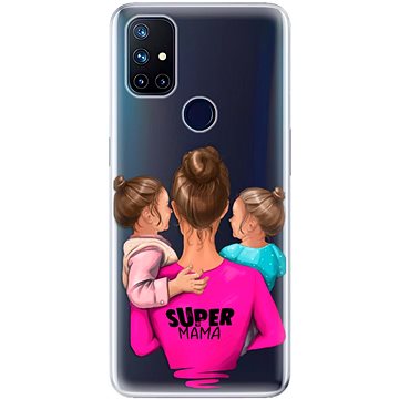 iSaprio Super Mama - Two Girls pro OnePlus Nord N10 5G (smtwgir-TPU3-OPn10)