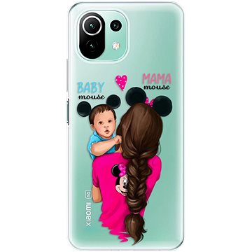 iSaprio Mama Mouse Brunette and Boy pro Xiaomi Mi 11 Lite (mmbruboy-TPU3-Mi11L5G)