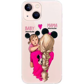iSaprio Mama Mouse Blond and Girl pro iPhone 13 mini (mmblogirl-TPU3-i13m)